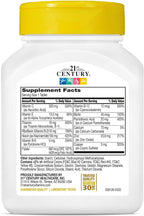 21st Century Stress B Plus Zinc, 66 comprimidos