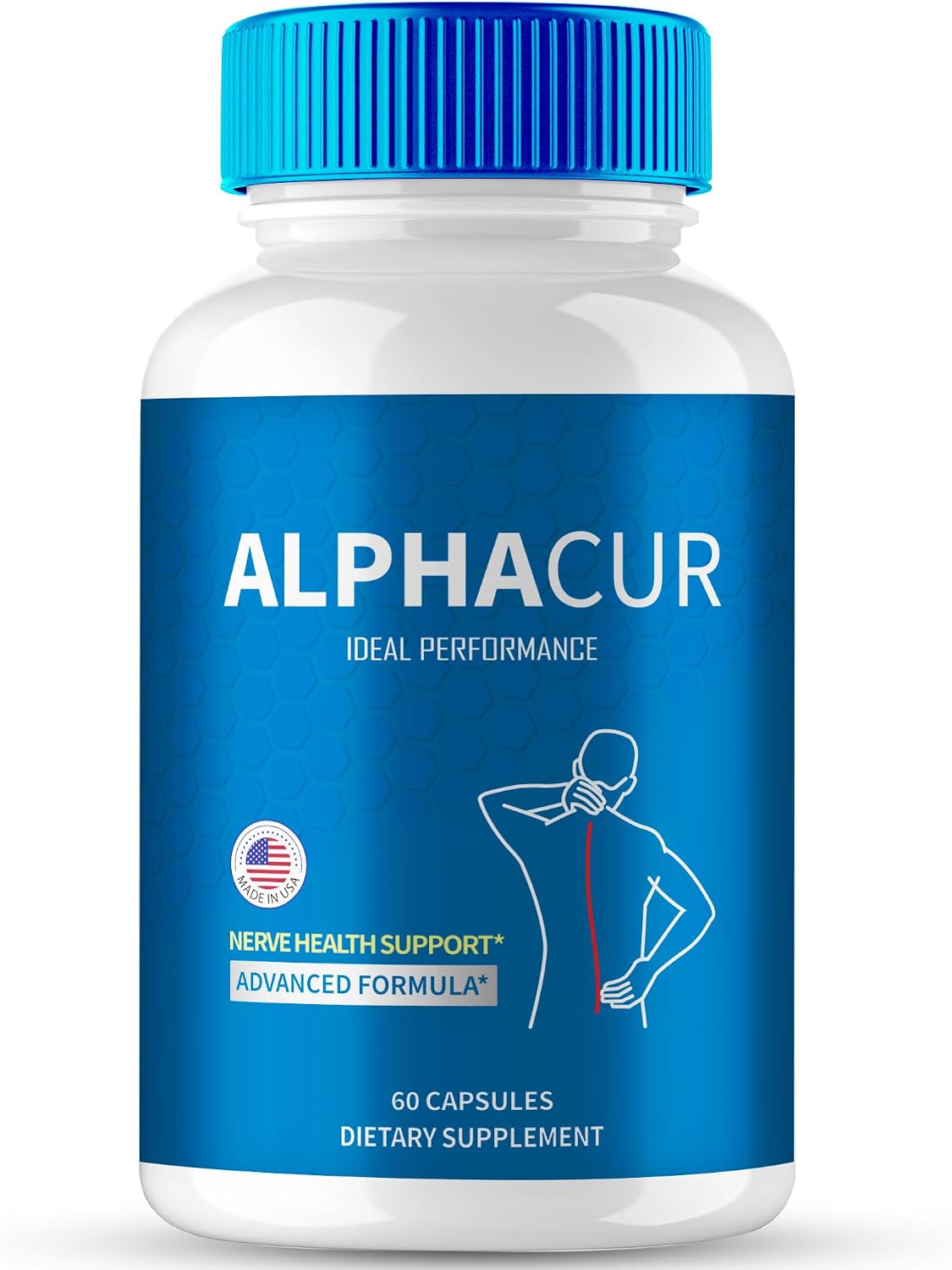 AlphaCur Fórmula Avanzada para Neuropatía - Máxima Potencia 60 Cápsulas