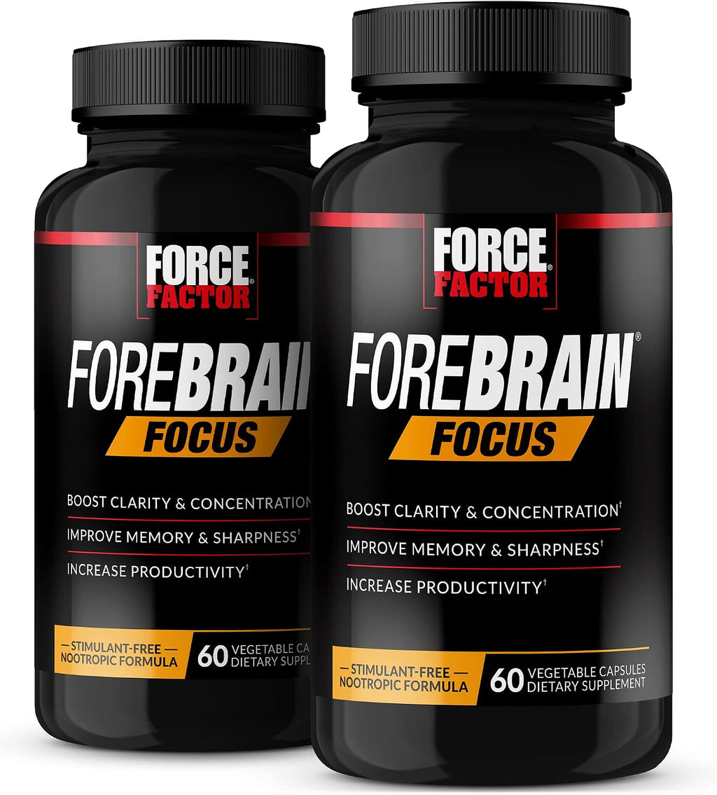 Forebrain Focus: Potenciador Cerebral para Concentración y Memoria, 120 Cápsulas