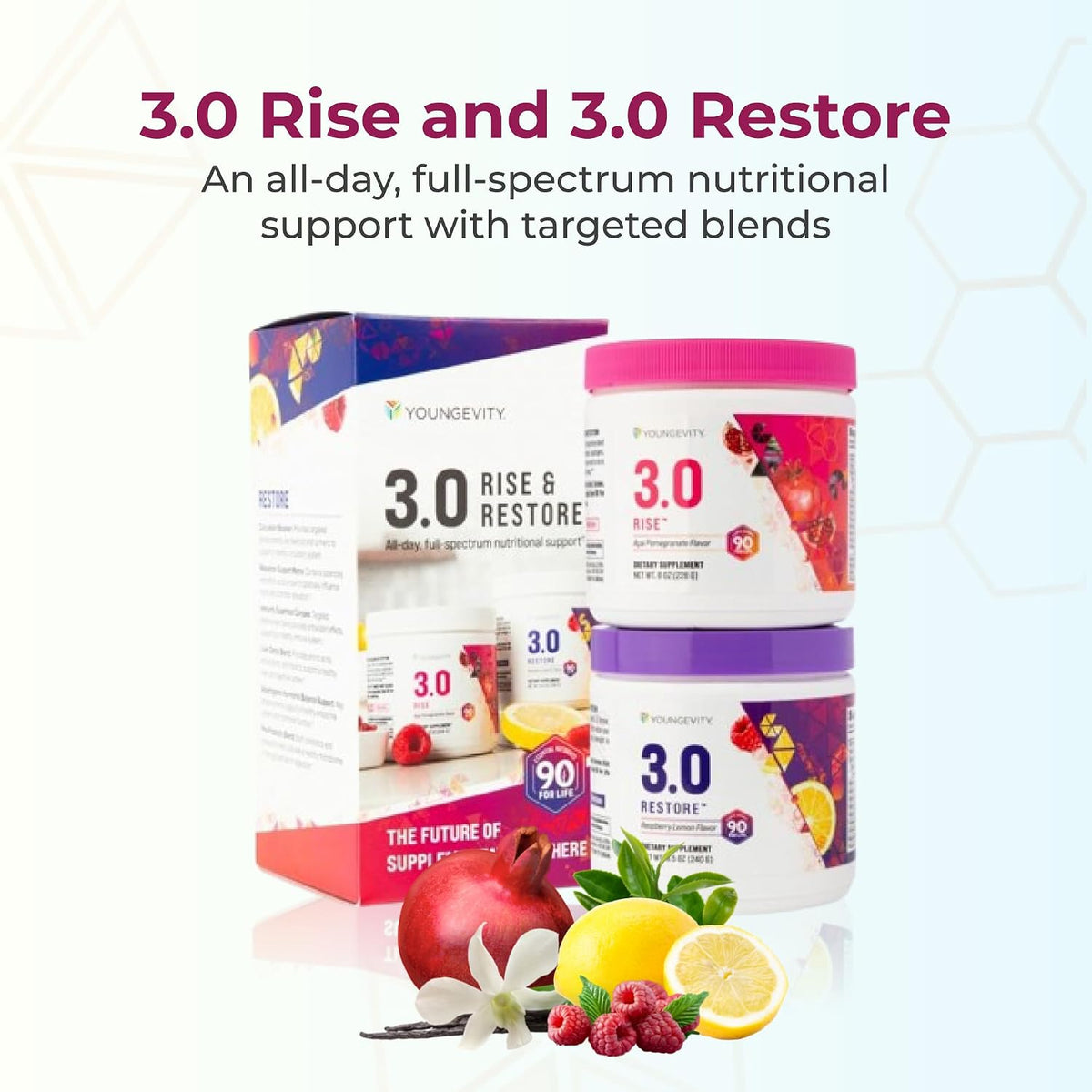 Youngevity Beyond Tangy Tangerine 3.0 Rise & Restore | Dual-System Supplement for Day & Night | Natural Energy, Cognitive – Image 5