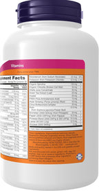 NOW Foods EcoGreen Multi Vitamin con Superalimentos Verdes, Sin Hierro, 180 Cápsulas Vegetales