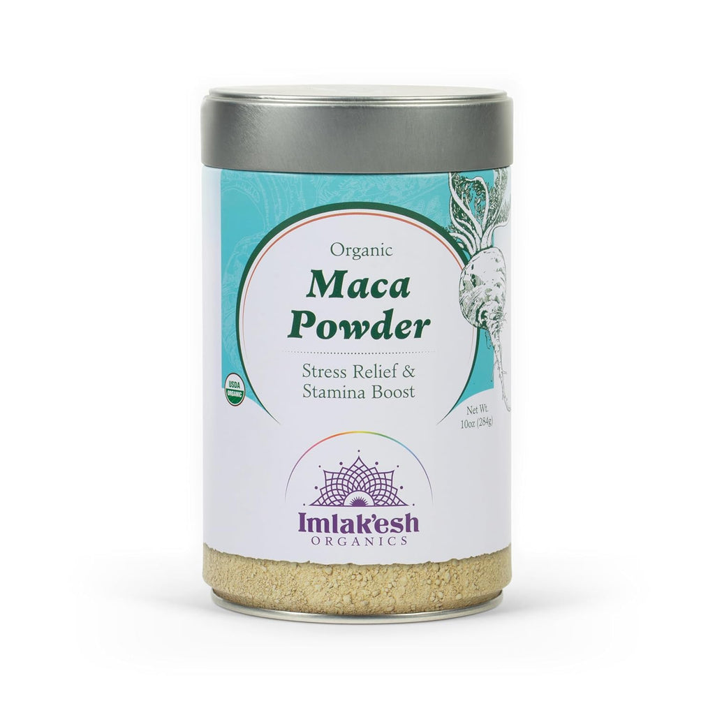 Imlak'esh Organics Maca en polvo orgánica (Bote Metálico de 283g)