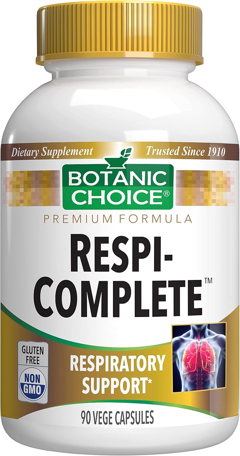 Botanic Choice Respi-Complete - Apoyo Respiratorio con Quercetina, Equinácea y Bromelina