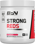 BARE PERFORMANCE NUTRITION BPN Strong Reds Superfood Powder - 30 porciones, Sabor Fresa