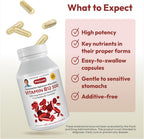 ANDREW LESSMAN Vitamina B12 500 mcg - 180 Cápsulas - Metilcobalamina Natural con Complejo B