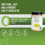 bixa BOTANICAL Amla (Amalaki) Powder - Indian Gooseberry - Rich in Natural Vitamin C - 200g