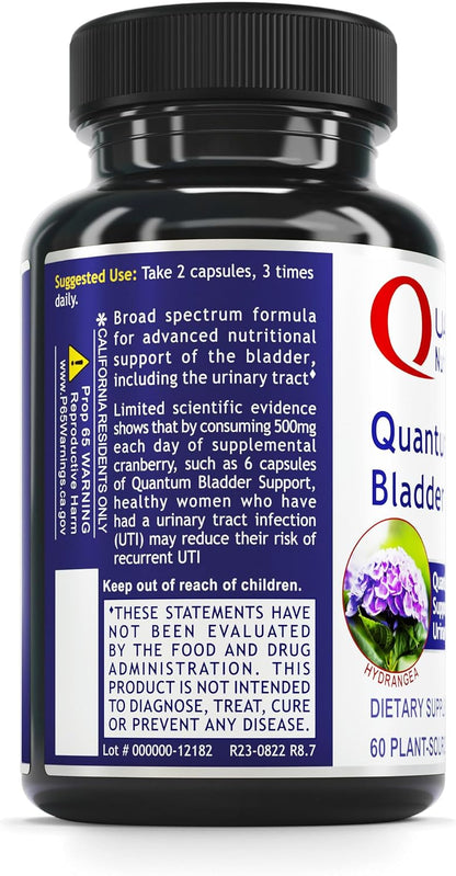 Quantum Bladder Support - Cápsulas de Arándano Rojo Orgánico - Salud Urinaria - 60 Cápsulas Vegetales – Image 3