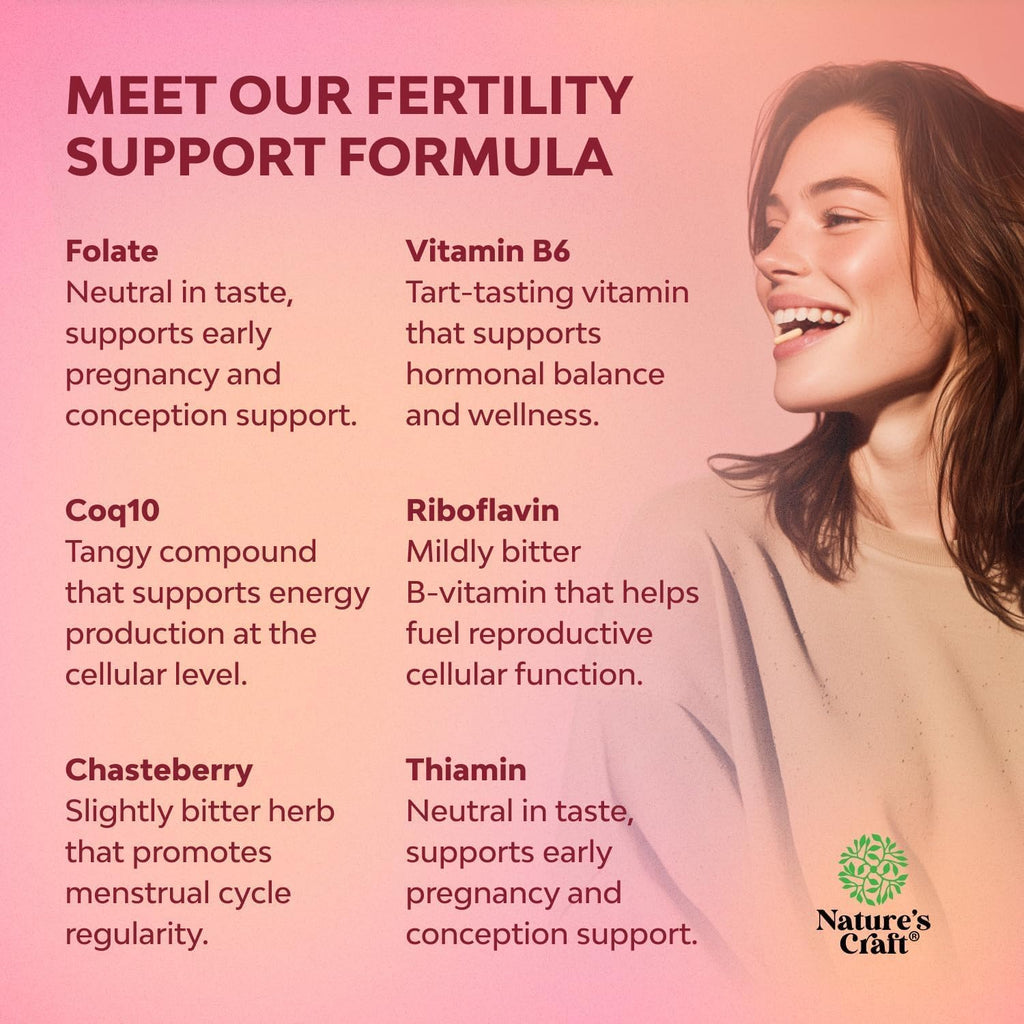 Suplemento de Fertilidad Femenina con Multivitamínicos Prenatales - 180 Cápsulas