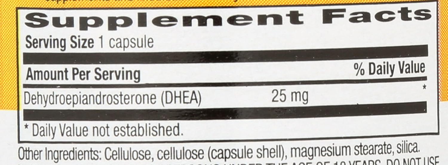 Country Life DHEA 25 mg, 90 cápsulas