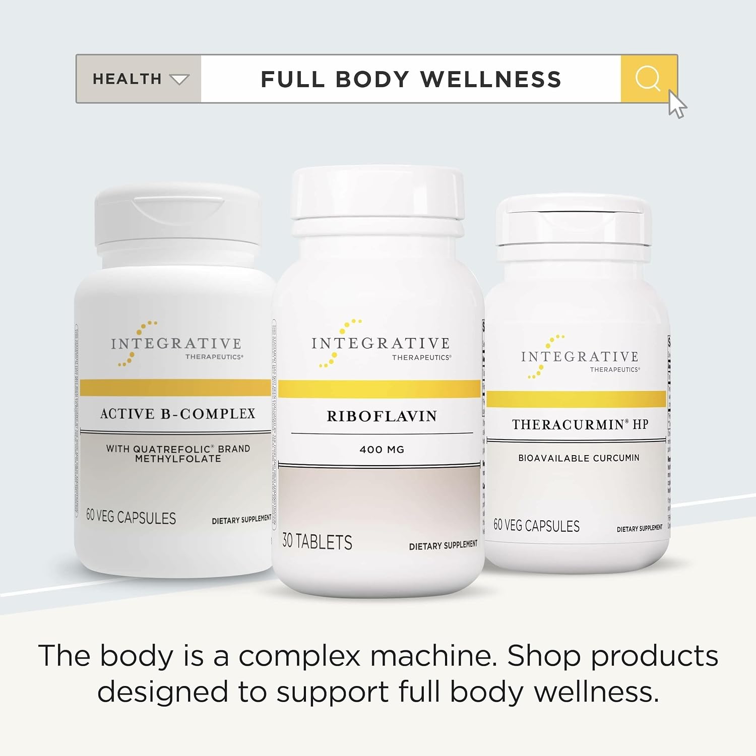 Integrative Therapeutics Riboflavina - Suplemento de Vitamina B2, 30 Comprimidos
