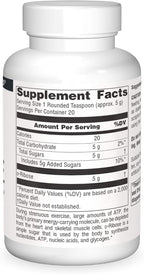 Source Naturals D-Ribose en Polvo - 100 g