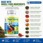 Nature's Brands Organic Whole Food Vitamin B-Complex by PhytoVitamins; 120-Count Vegetarian Capsules