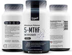 Fresh Nutrition L-Metilfolato 7.5 mg – 5-MTHF Metil Folato – 90 Cápsulas