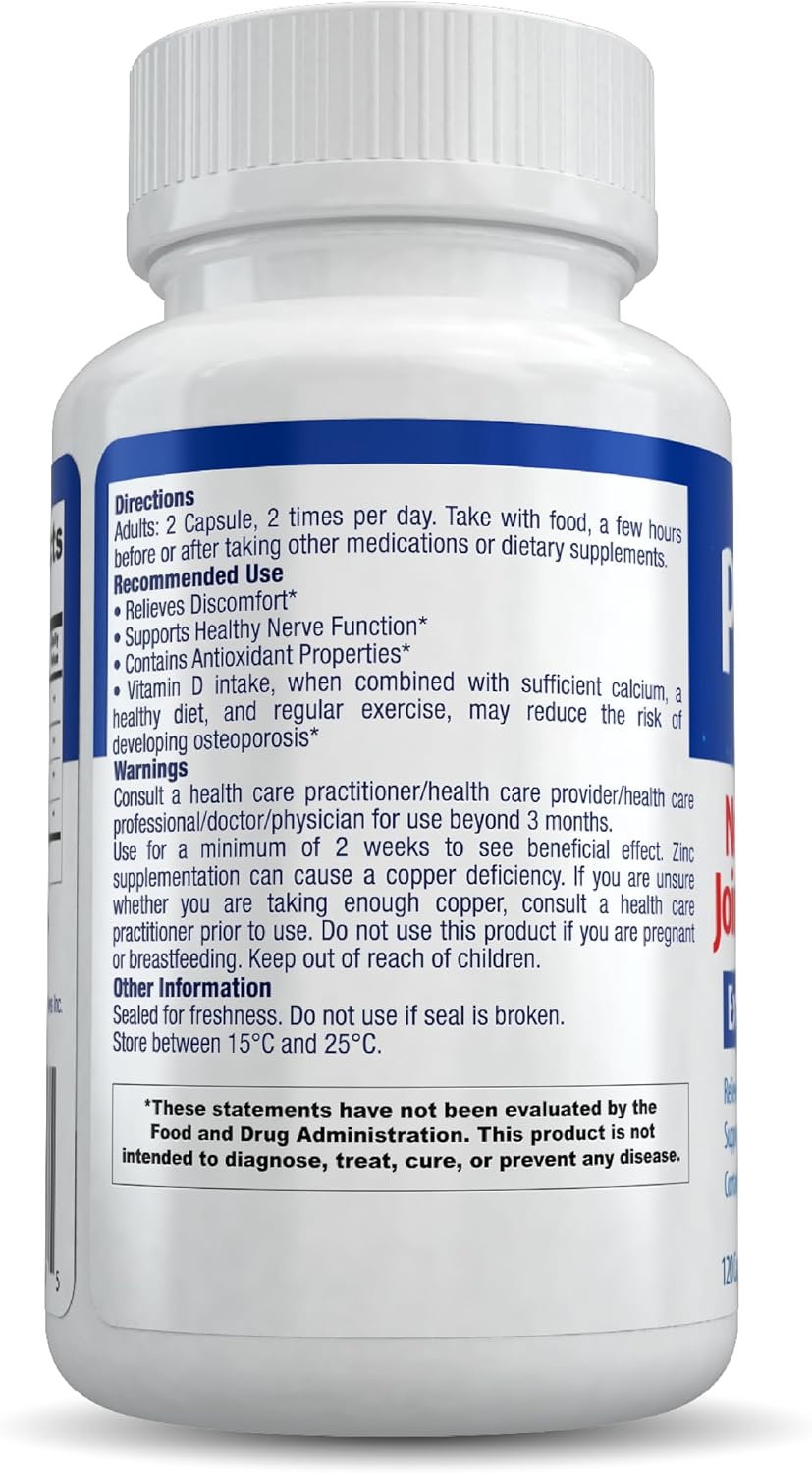 Pamidrol Extra Strength Nerve and Joint Support - 120 Cápsulas