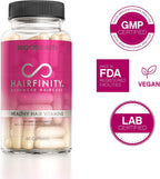 Hairfinity Vitaminas para el Cabello - Biotina, Aminoácidos y Complejo Capilsana - 120 Cápsulas Veganas