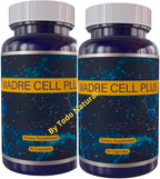 Madre Cell Plus - Células Madre de AFA Pura, Alga Verde Azul Sin Gluten - 60 Cápsulas (Pack de 2 Frascos)