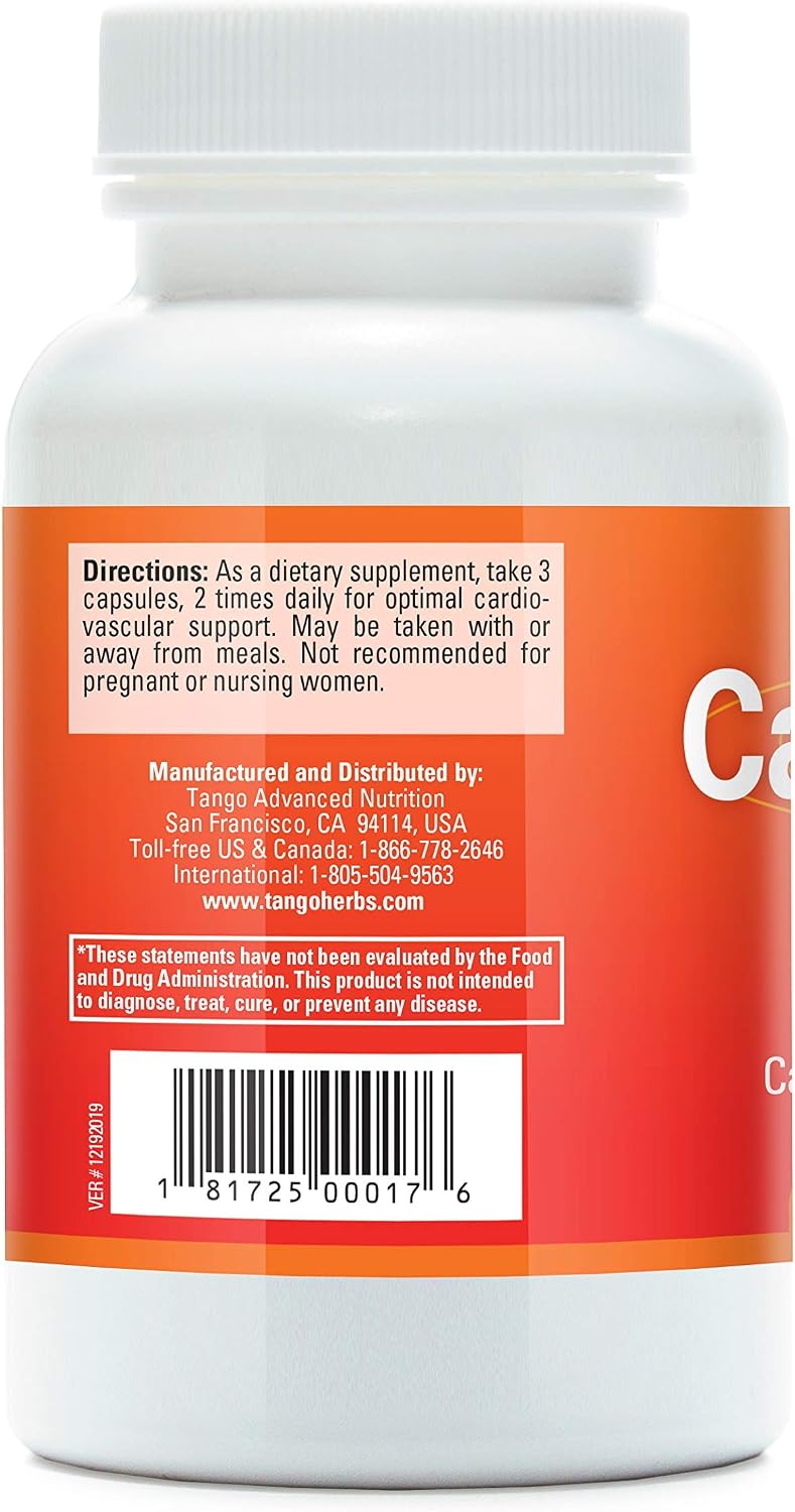 CardioPhase Suplemento Natural de Apoyo Cardíaco para una Circulación Saludable y Rendimiento Cardiovascular (180 Cápsulas Vegetarianas)