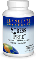 Stress Free de Planetary Herbals - 180 Comprimidos para el Alivio del Estrés