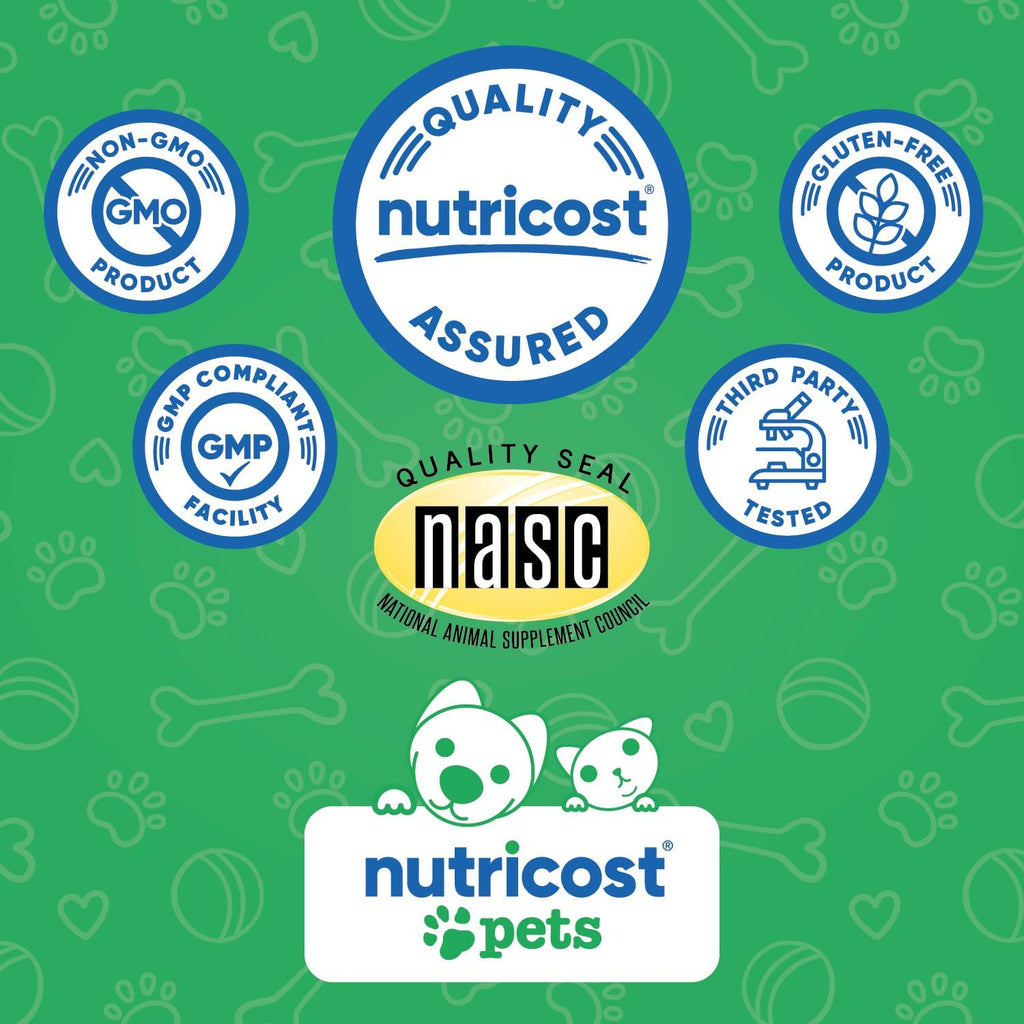 Nutricost Pets Aceite de Salmón Salvaje de Alaska para Perros y Gatos - 946 ml