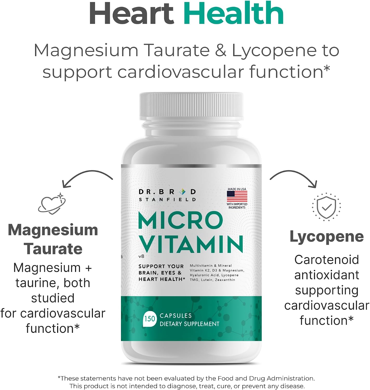 Dr Brad MicroVitamin | Multivitamínico metilado + luteína/zeaxantina + D3/K2