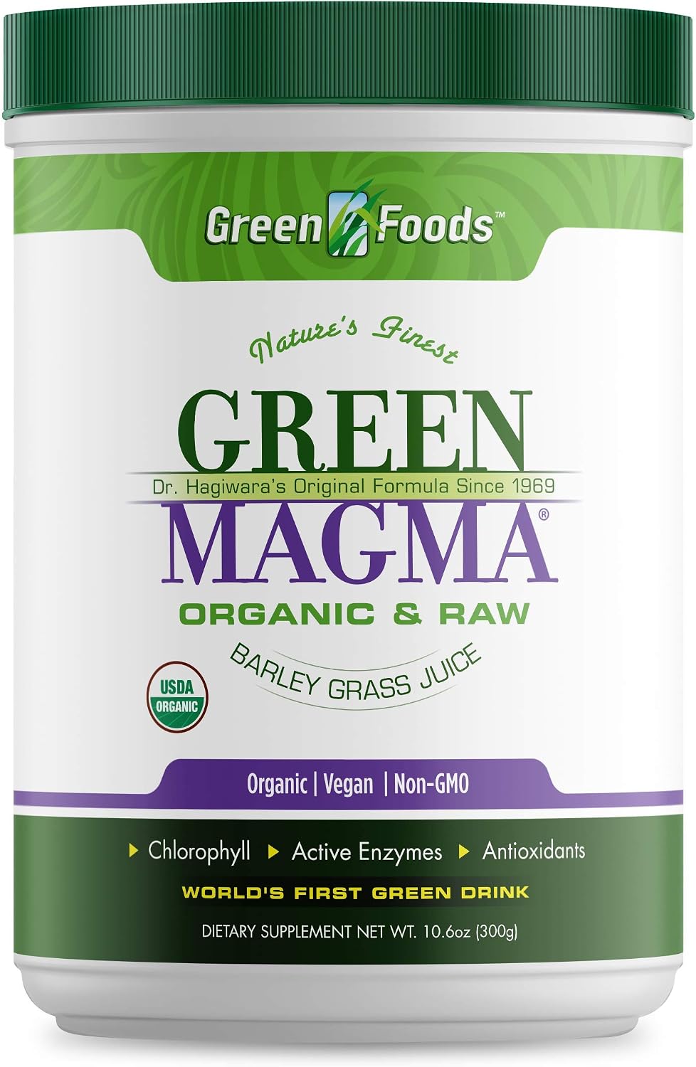 Green Magma Cebada Verde en Polvo, 10.6 oz
