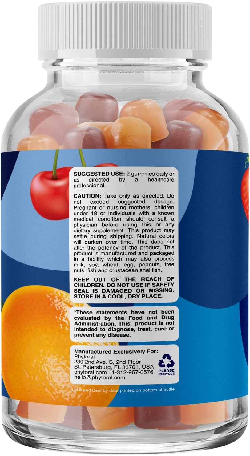 Phytoral Multivitamínico Natural para Hombres en Gomitas con Zinc - 90 Gomitas