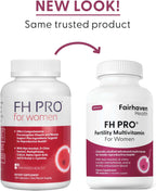 FH Pro para Mujeres - 180 Cápsulas - Suplemento de Fertilidad Femenina con Mioinositol, CoQ10 y Antioxidantes