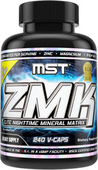 MST ZMK Nighttime, Complejo Mineral Nocturno con Zinc, Magnesio y P-5-P B6, 240 Cápsulas