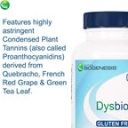 Nutra BioGenesis DysbioX - Cápsulas de Té Verde, Apoyo Antioxidante con Vitamina C, Zinc y Extracto de Uva - 60 Cápsulas Veganas