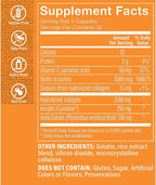 The Vitamin Shoppe Hair Keratin with Biotin and Collagen, 120 Capsules