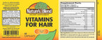Nature's Blend Vitaminas para el Cabello - 50 Cápsulas