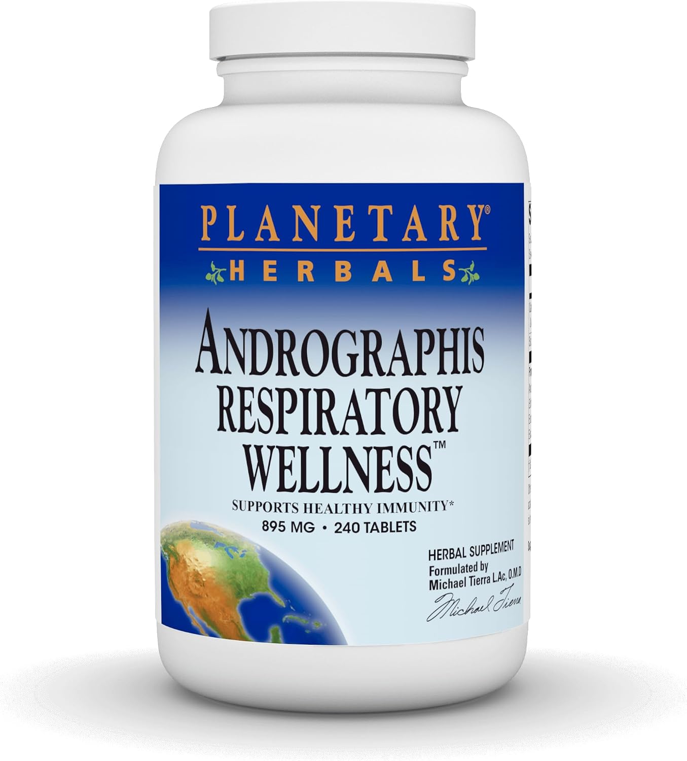 Planetary Herbals Andrographis Bienestar Respiratorio 895mg, 240 Comprimidos