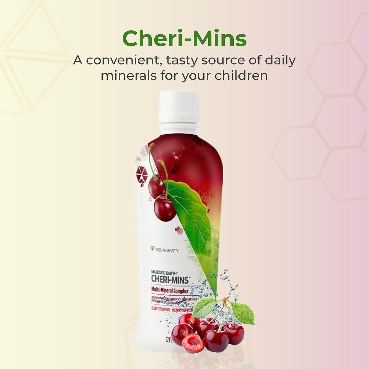 Youngevity Cheri-Mins Minerales Líquidos Derivados de Plantas - 77+ Minerales Traza - 946 ml – Image 2
