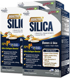 LABO Bioactive Silica - Pack de 3 - 90 Cápsulas Veganas - Sílice de Arroz 99% Pureza para Huesos y Articulaciones