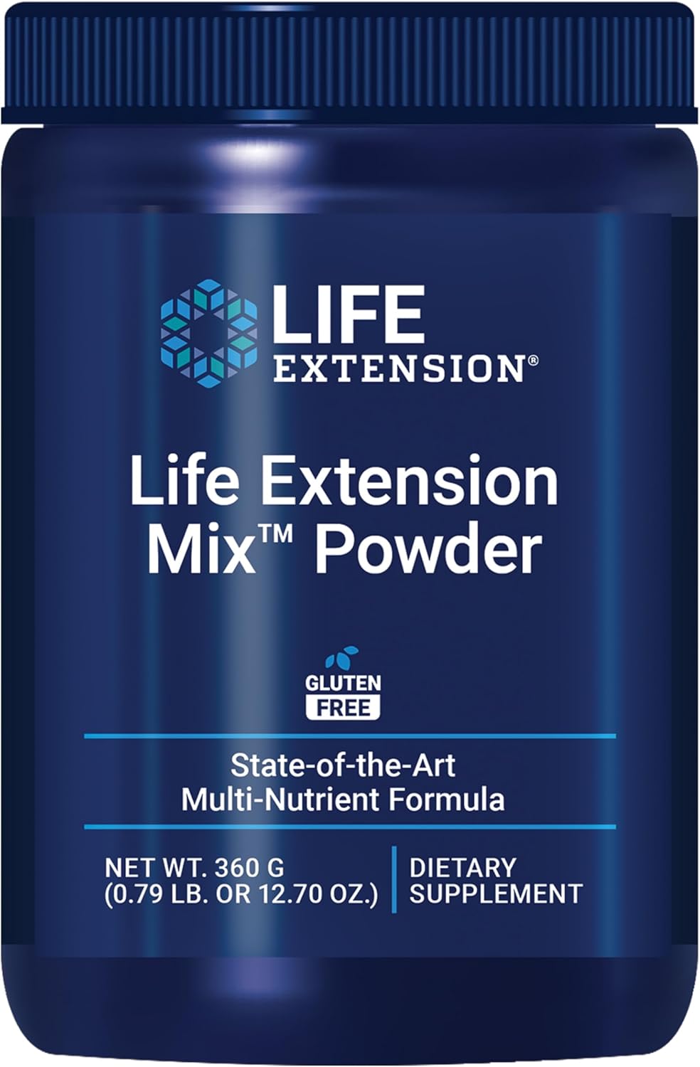 Life Extension Mix™ Powder – Fórmula avanzada de vitaminas, minerales, frutas y verduras de alta potencia