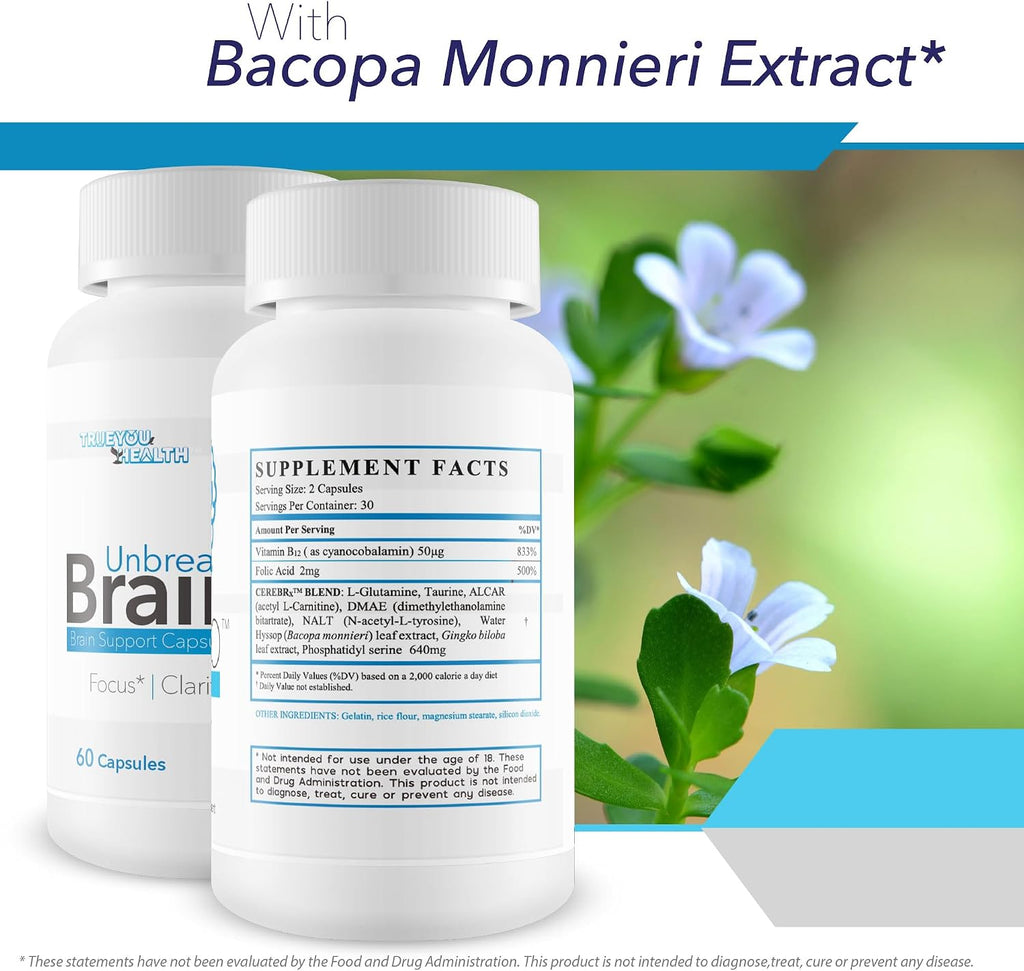 Unbreakable Brain Pro - Apoyo Cerebral con Vitamina B12