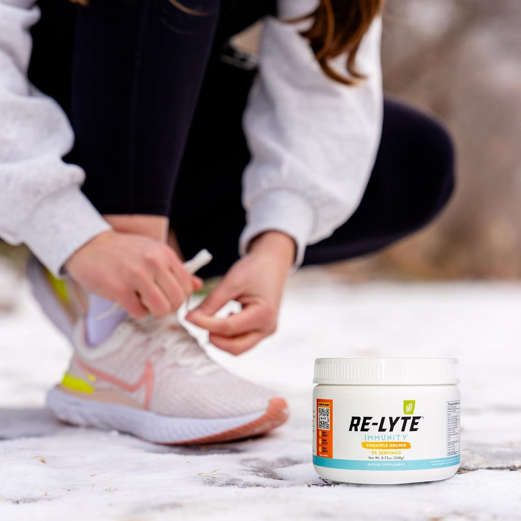 REDMOND Re-Lyte Immunity, Mezcla de Multivitaminas y Electrolitos (Piña Naranja)