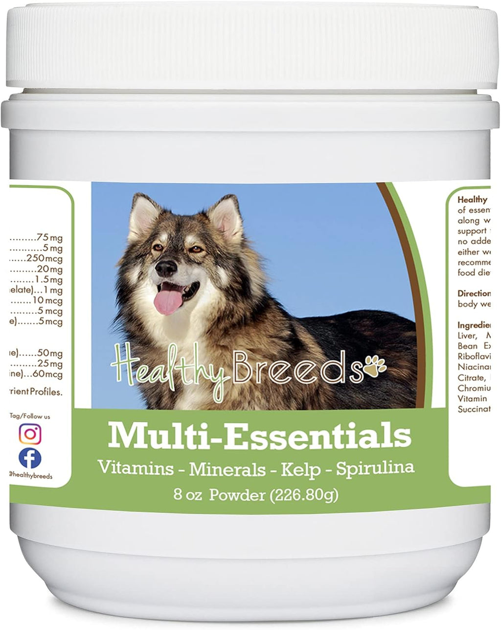 Healthy Breeds Multi-Essentials en Polvo para Perros Pomerania - Suplemento de Vitaminas, Minerales y Antioxidantes - 227 g
