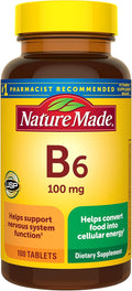 Nature Made Vitamina B6 100 mg – 100 Comprimidos