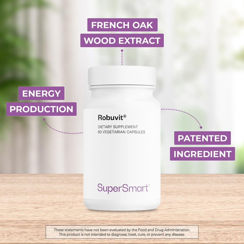 Supersmart Robuvit (Extracto de Roble Francés) 200 mg/día, 60 Cápsulas Vegetales