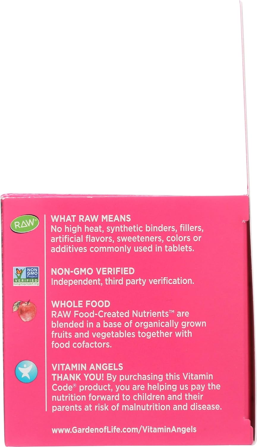 Garden of Life, Raw Vitamin Code One for Women, 75 Cápsulas
