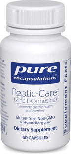 Pure Encapsulations Peptic-Care - Zinc-L-Carnosina - 60 Cápsulas