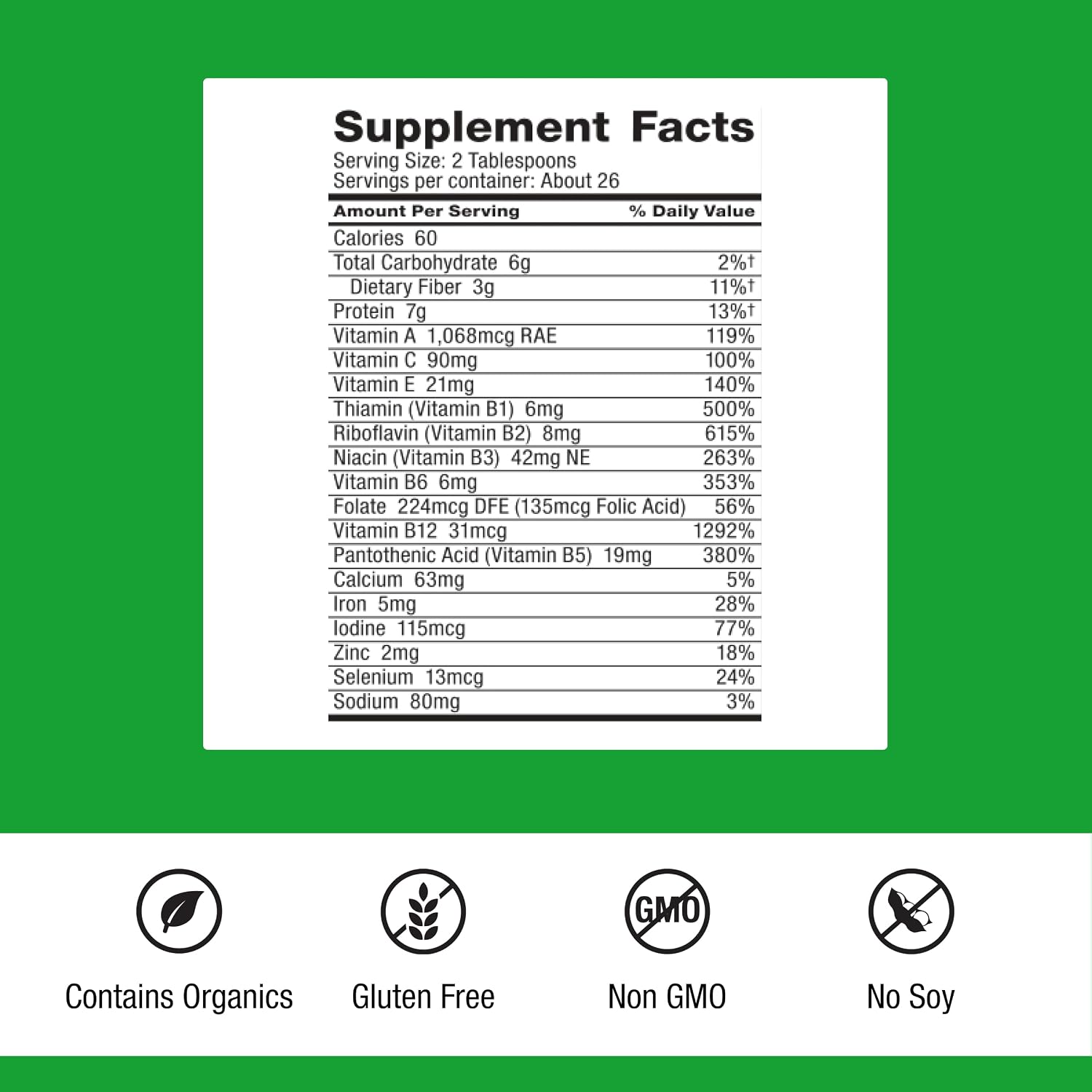 Dr. Schulze's SuperFood Plus - Superalimento Diario en Polvo - 14 oz (397 g)