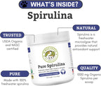 Wholistic Pet Organics Espirulina en Polvo para Perros y Gatos - 85 Dosis