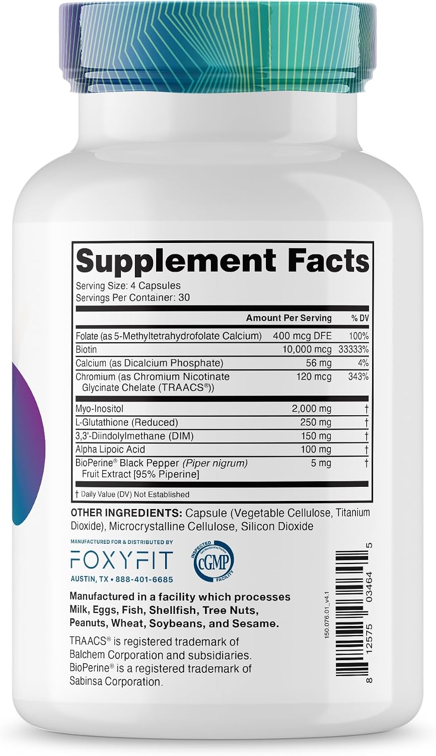 Essential Balance Apoyo Hormonal y Multivitamínico para Mujeres - Foxy Fit (30 Dosis)