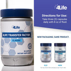 4Life Transfer Factor Classic - Apoyo Inmunológico con Calostro, 90 Cápsulas Vegetales