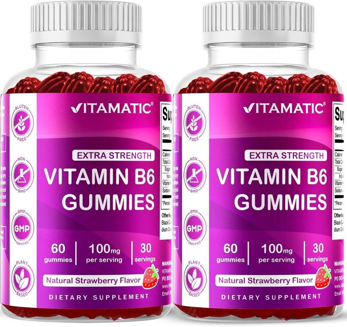 Vitamatic 2 Paquetes de Gomitas de Vitamina – Metabolismo energético normal: Ayuda a convertir los alimentos en – Image 1