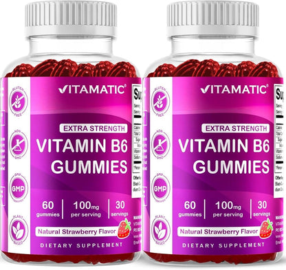 Vitamatic 2 Paquetes de Gomitas de Vitamina – Metabolismo energético normal: Ayuda a convertir los alimentos en – Image 1