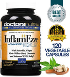 InflamEzze - Suplemento de Cúrcuma, Curcumina y Jengibre - Sin Gluten (120 Cápsulas)