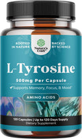 L-Tirosina 500mg en Cápsulas – Aminoácido para el Rendimiento Cognitivo